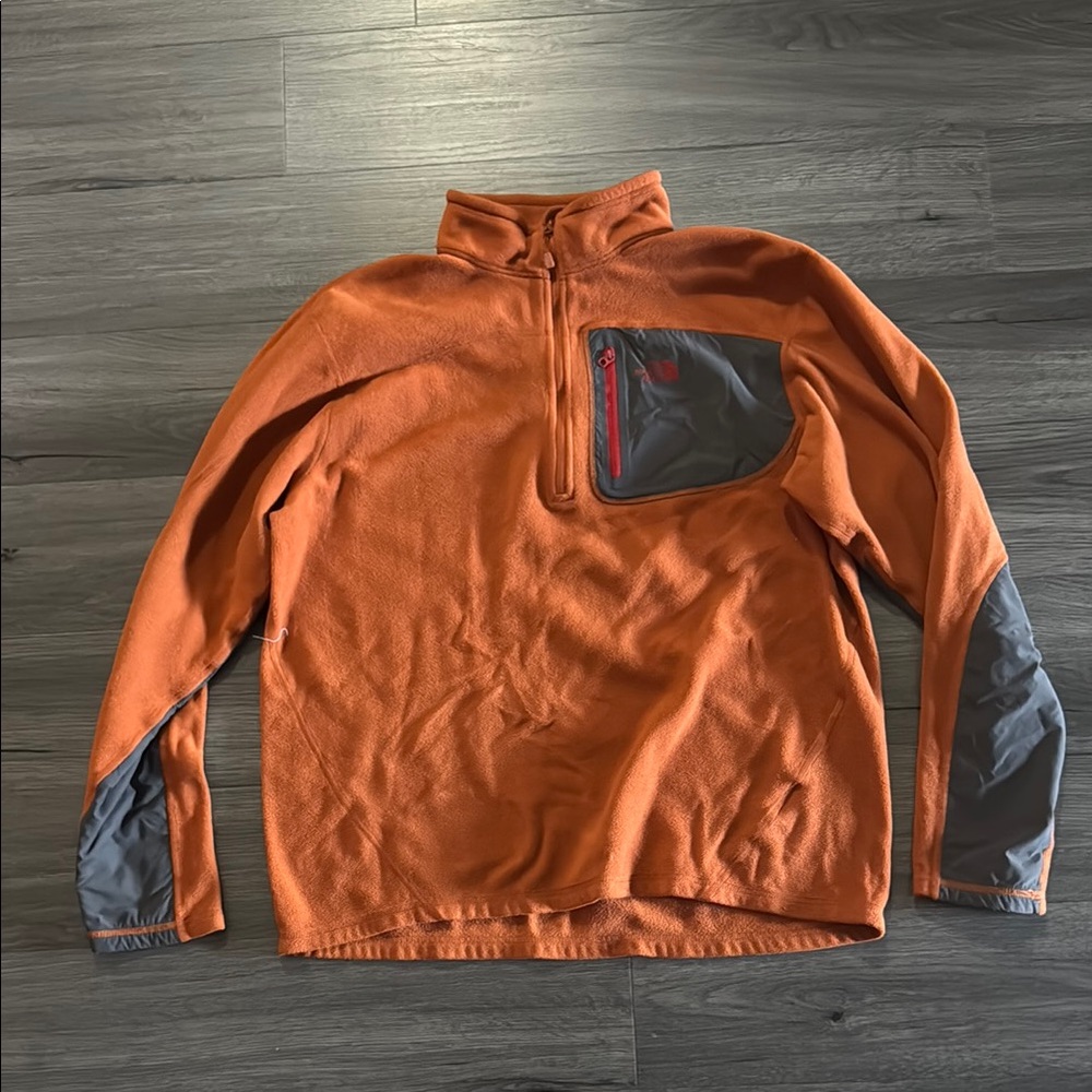 The North Face Orange Fleece Pullover